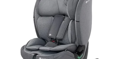 Kinderkraft ONETO3 Silla de Coche i-Size Grupo 1/2/3 (9-36 kg) con ISOFIX, Protectores Laterales, Top Tether y Easy Grow System - Gris