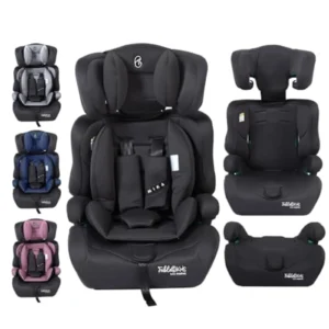 Asiento Infantil FableKids 9-36 kg – Seguridad ECE R129, Cinturón 3 Puntos Ajustable, Reposacabezas Regulable, para Niños 76-150 cm
