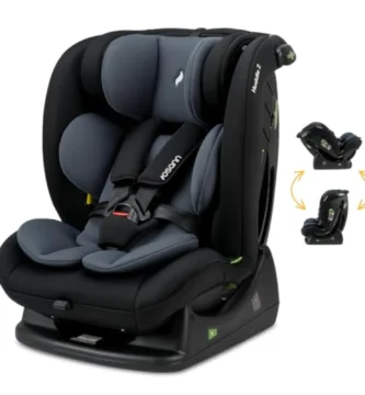 Silla de Coche OSANN Huddle 2 i-Size 0-12 Años (40-150 cm) - Grupo 1/2/3, Reversible, 5 Puntos, Negra, R129/03