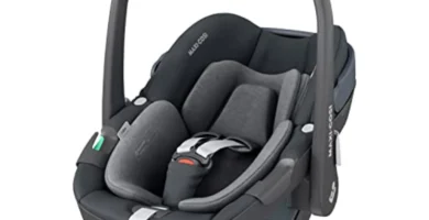 Maxi-Cosi Pebble 360 Silla Coche Bebé i-Size 0-15 Meses, Giro 360°, ClimaFlow, Arnés Easy-In, G-CELL, Essential Graphite