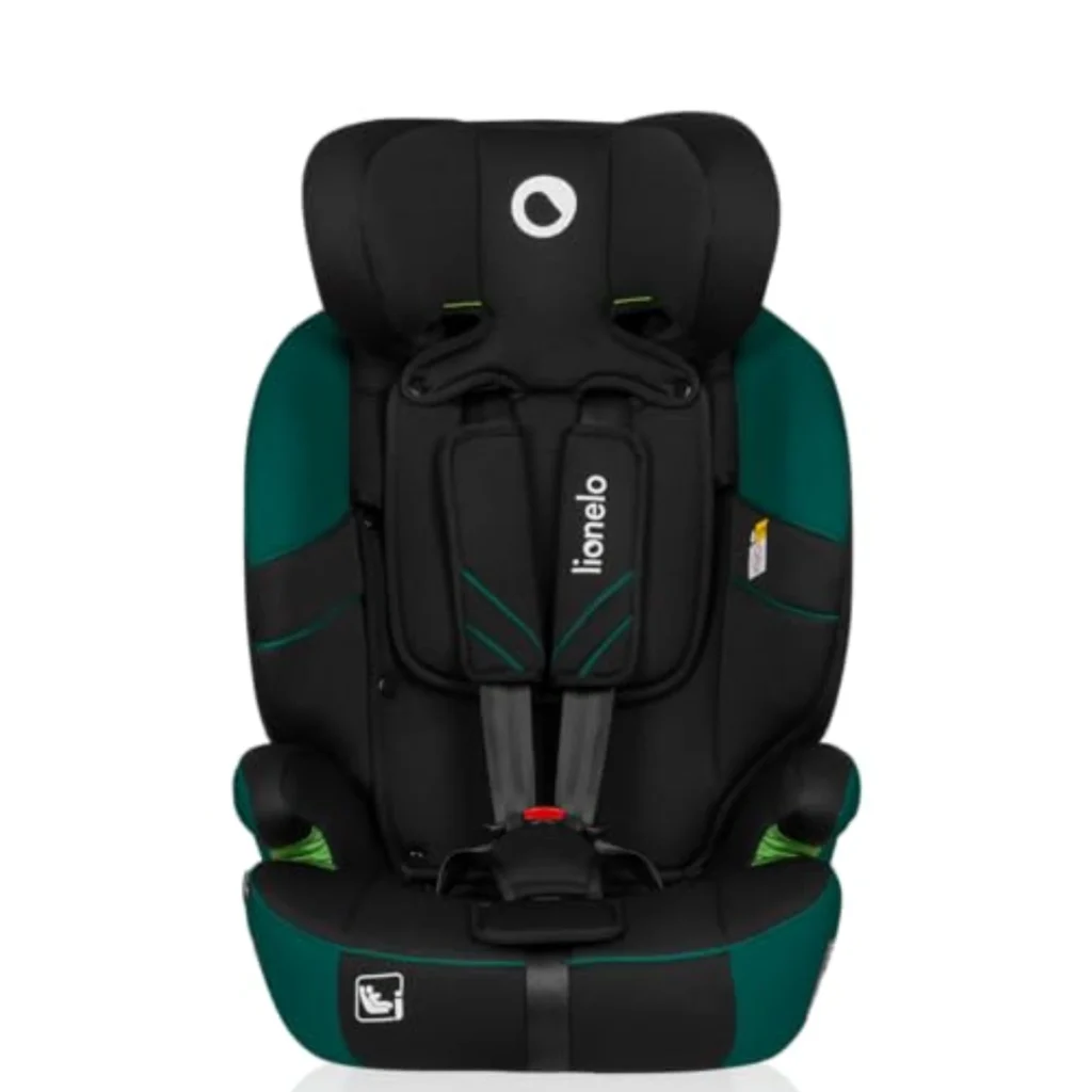 Silla de Coche Lionel Levi One i-Size R129 para Niños 76-150 cm - Grupo 1/2/3, Reposacabezas Ajustable 10 Niveles, Protección Lateral y Asiento Extraíble