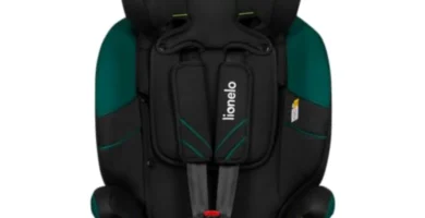 Silla de Coche Lionel Levi One i-Size R129 para Niños 76-150 cm - Grupo 1/2/3, Reposacabezas Ajustable 10 Niveles, Protección Lateral y Asiento Extraíble