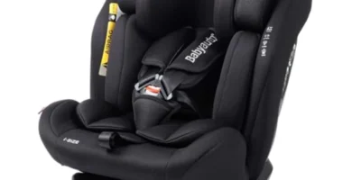 Silla de Coche Babyauto Lolo 40-150cm Grupo 0/1/2/3, Acontramarcha hasta 105cm, Sin Isofix, Testada en Motorland, Negro - Seguridad y Comodidad