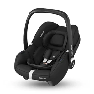 Maxi-Cosi CabrioFix i-Size Silla Coche Grupo 0+ (0-12 meses, 12 kg) - Ligera 3.2 kg, Capota Grande, Acolchado, ISOFIX, Compatible con Cochecitos, Negro