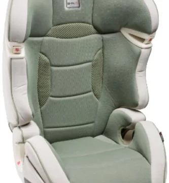 Kiwy Silla Coche Grupo 2/3 Isofix con Q-Fix, Respaldo Ajustable y Forro Transpirable - Hasta 36 kg
