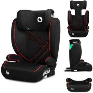 Silla de Coche Hugo i-Size Grupo 2/3 (100-150 cm) - ISOFIX, Memory Foam, Protección Lateral y Respaldo Extraíble - Seguridad R129