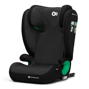 Silla de Coche Grupo 2/3 ISOFIX I-SIZE para Niños 15-36 kg - Segura, Cómoda y Fácil de Instalar - Negro