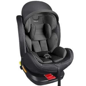XOMAX XZ-16 Silla de Coche Giratoria 360° ISOFIX, Grupo 0-1-2-3 (0-36 kg), Reclinable, Arnés 5 Puntos, i-Size ECE R129, Toldo Solar