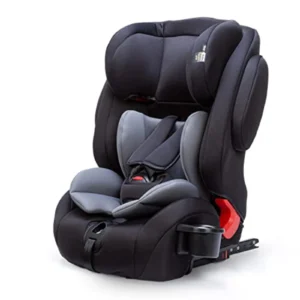 Silla de Coche Grupo 1 2 3 Star Ibaby City Isofix i-Size - 7 Alturas, 5 Puntos, ECE R129, Gris/Negro, Máxima Seguridad