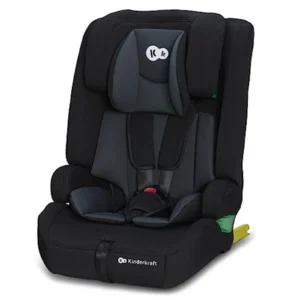 Silla de Coche Kinderkraft SAFETY FIX 2 I-Size 75-150 cm, Grupo 1/2/3, ISOFIX, Arnés 5 Puntos, Reposacabezas Ajustable, Reductor Modular, Negro