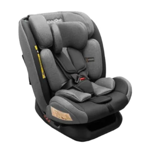 Silla Coche Bebe 0-36 kg KidsZone YC11 - Grupo 0/1/2/3, i-Size (40-150 cm), sin ISOFIX, Reposacabezas Ajustable, Inclinación Regulable, Gris