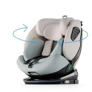 Babify Silla Coche Grupo 0-1-2-3 ISOFIX 360° - Reclinable 6 Posiciones, ECE R129, para Bebés y Niños 40-150 cm, Fácil Instalación