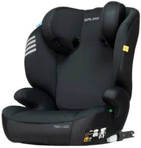 Silla de Coche Two i-Size para Niños 100-150 cm - Cabezal Multiposiciones, Isofix Extensible, Negro (Black Wings) - 69.95€