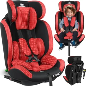 Asiento Infantil Kidiz Triangle Premium Grupo 1/2/3 (9-36 kg) - Homologado ECE R129/03, Isofix, Ajustable 1-12 Años